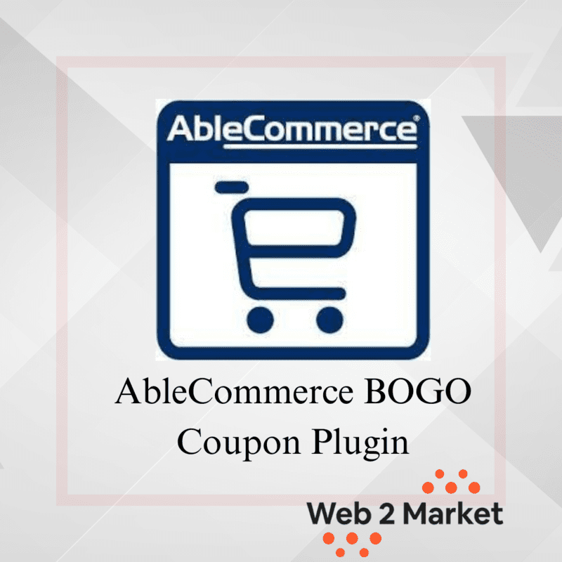 Buy One Get on Free Bogo Coupon Plugin for Ablecommerce 9 Buy One Get on Free Bogo Coupon Plugin for Ablecommerce 9