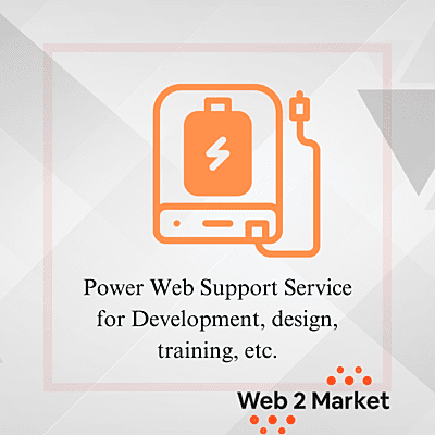 Power Web Support Service for Development, design, training, etc.