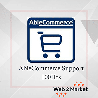 AbleCommerce Support for Development, Design, etc. | 100 Hours
