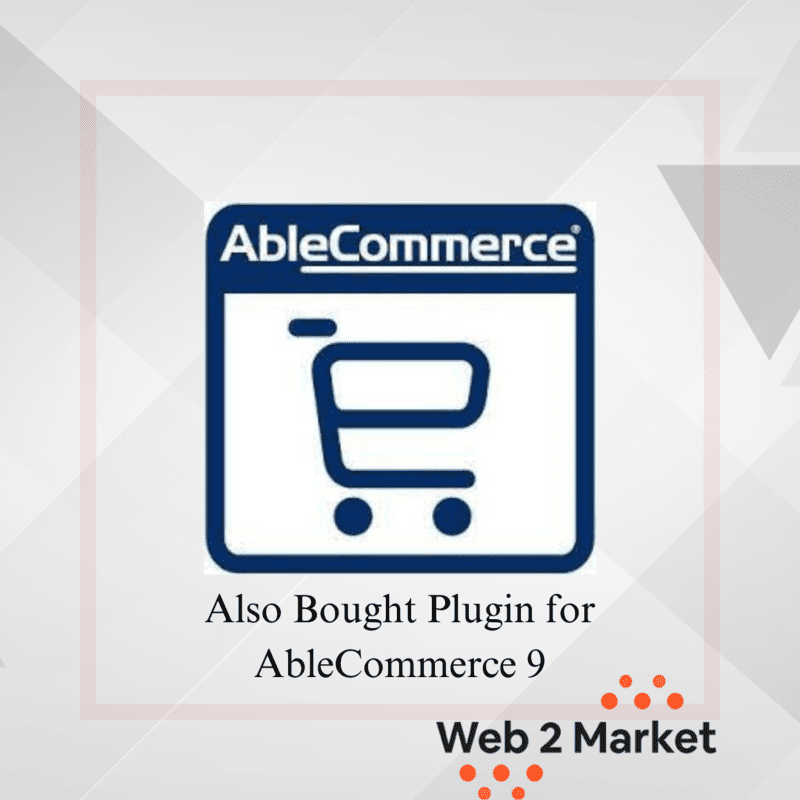 Also Bought Plugin for AbleCommerce 9
