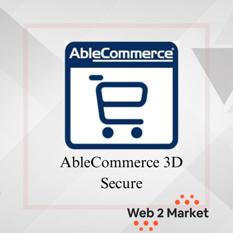 AbleCommerce - 3D Secure Authentication for Fraud Prevention AbleCommerce - 3D Secure Authentication for Fraud Prevention